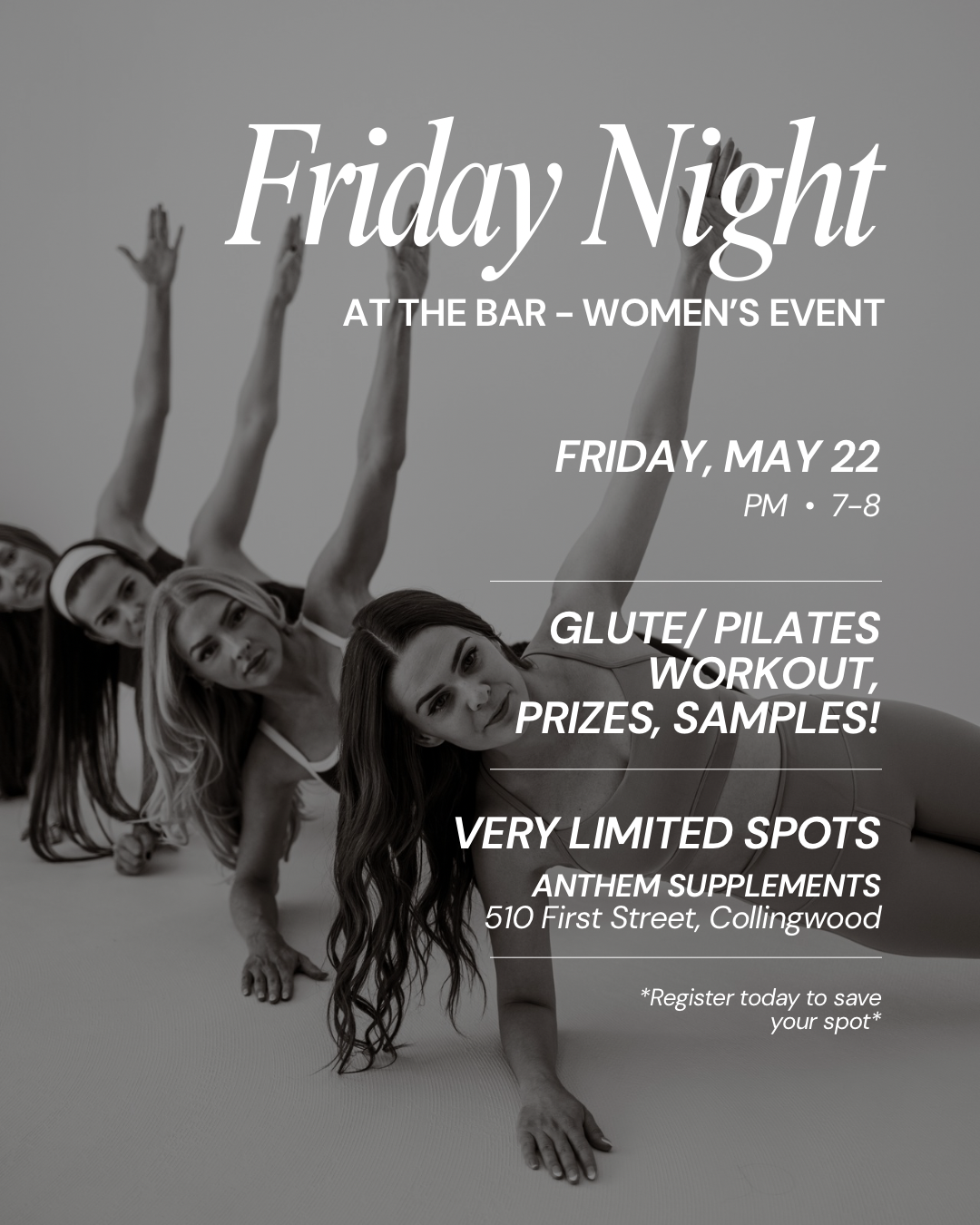 FRIDAY NIGHT AT THE BAR - Women’s Event
